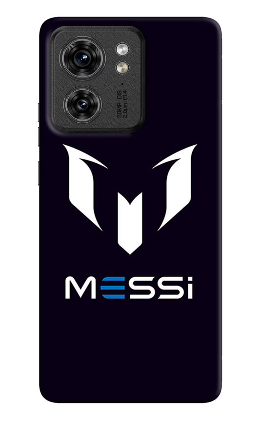 Messi Logo Moto Edge 40 Hard Case Back Cover by Casekaro