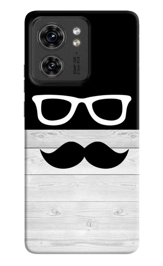 Mustache Moto Edge 40 Hard Case Back Cover by Casekaro