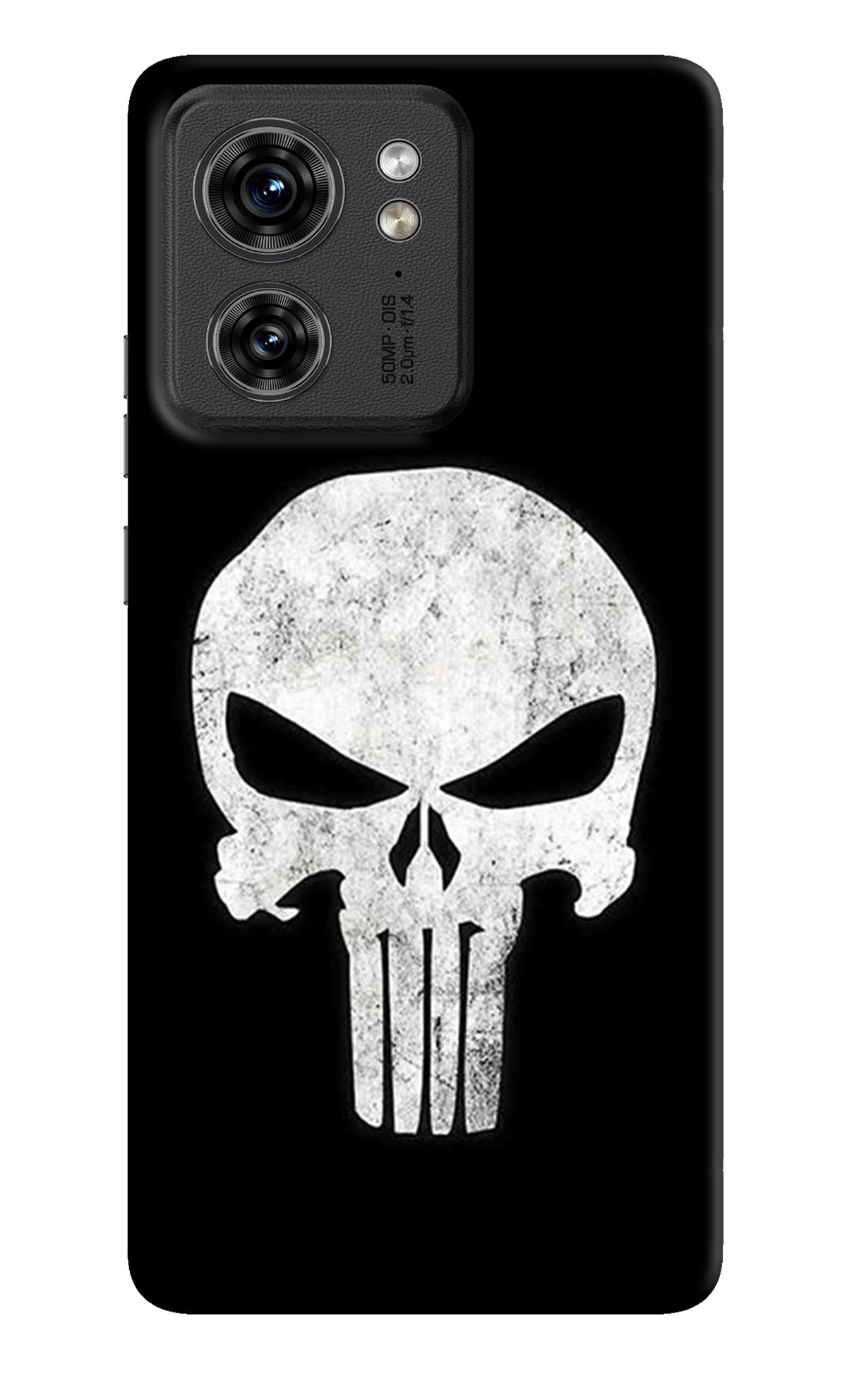 Punisher Skull Moto Edge 40 Back Cover