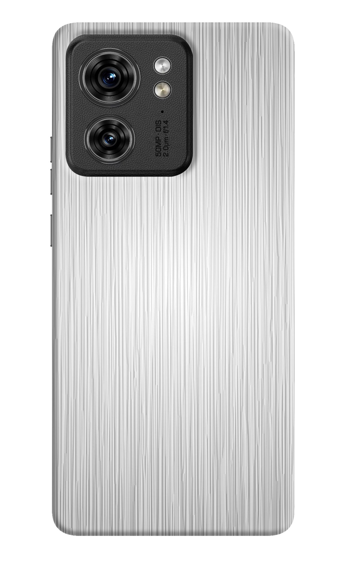 Wooden Grey Texture Moto Edge 40 Back Cover