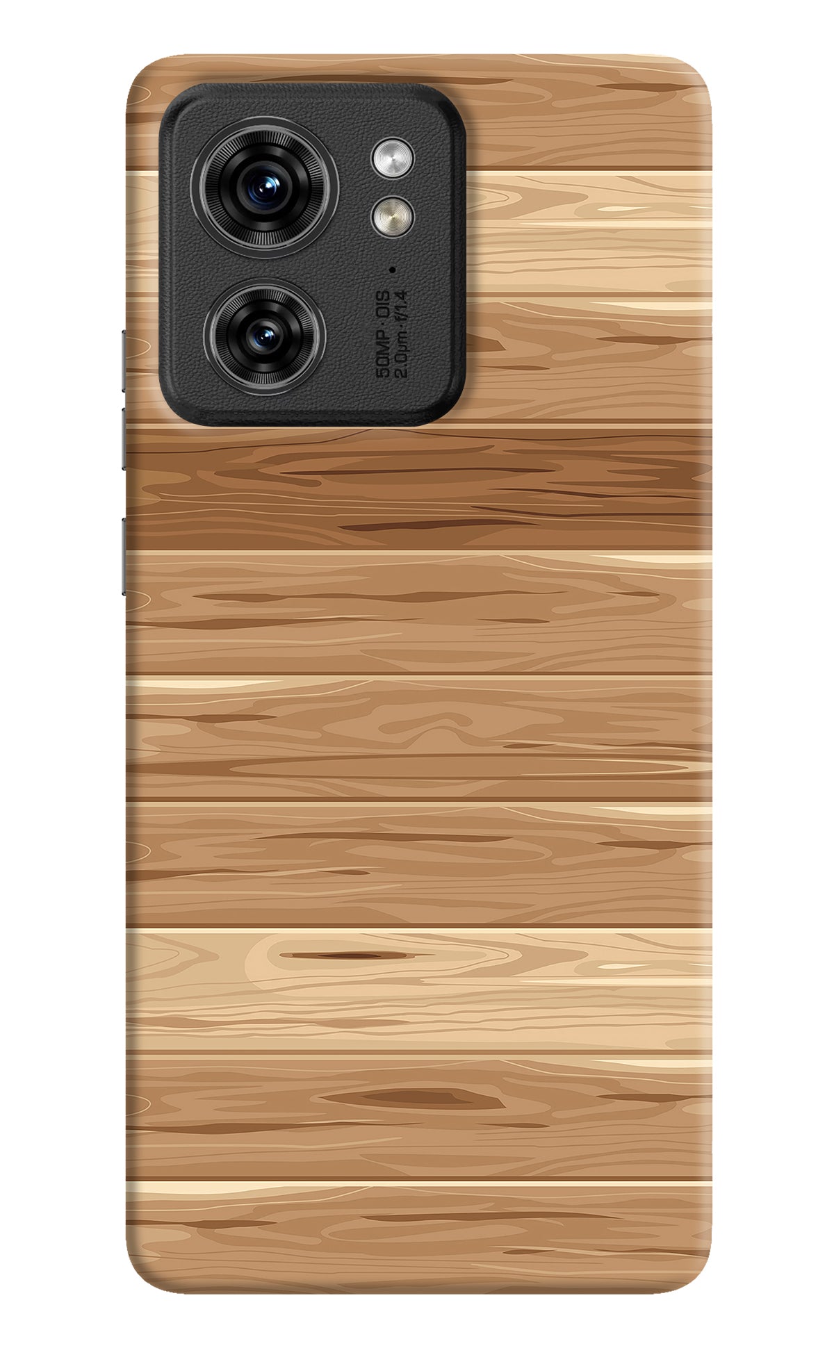 Wooden Vector Moto Edge 40 Back Cover