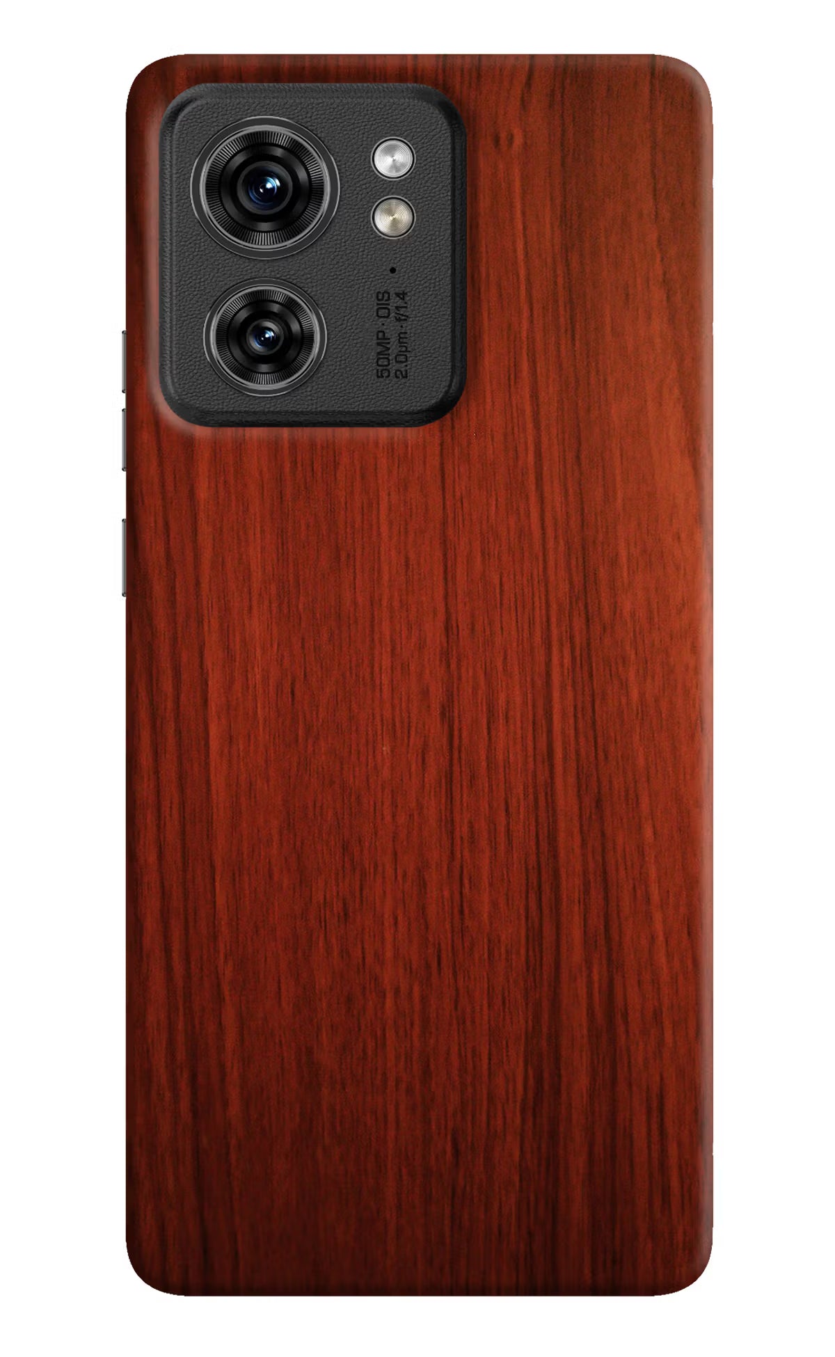Wooden Plain Pattern Moto Edge 40 Hard Case Back Cover by Casekaro