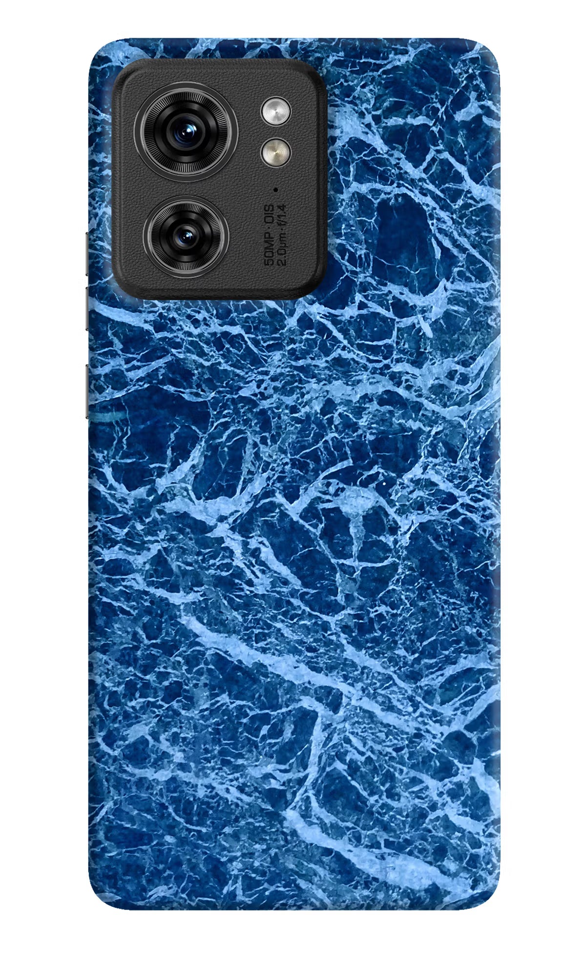 Blue Marble Moto Edge 40 Hard Case Back Cover by Casekaro