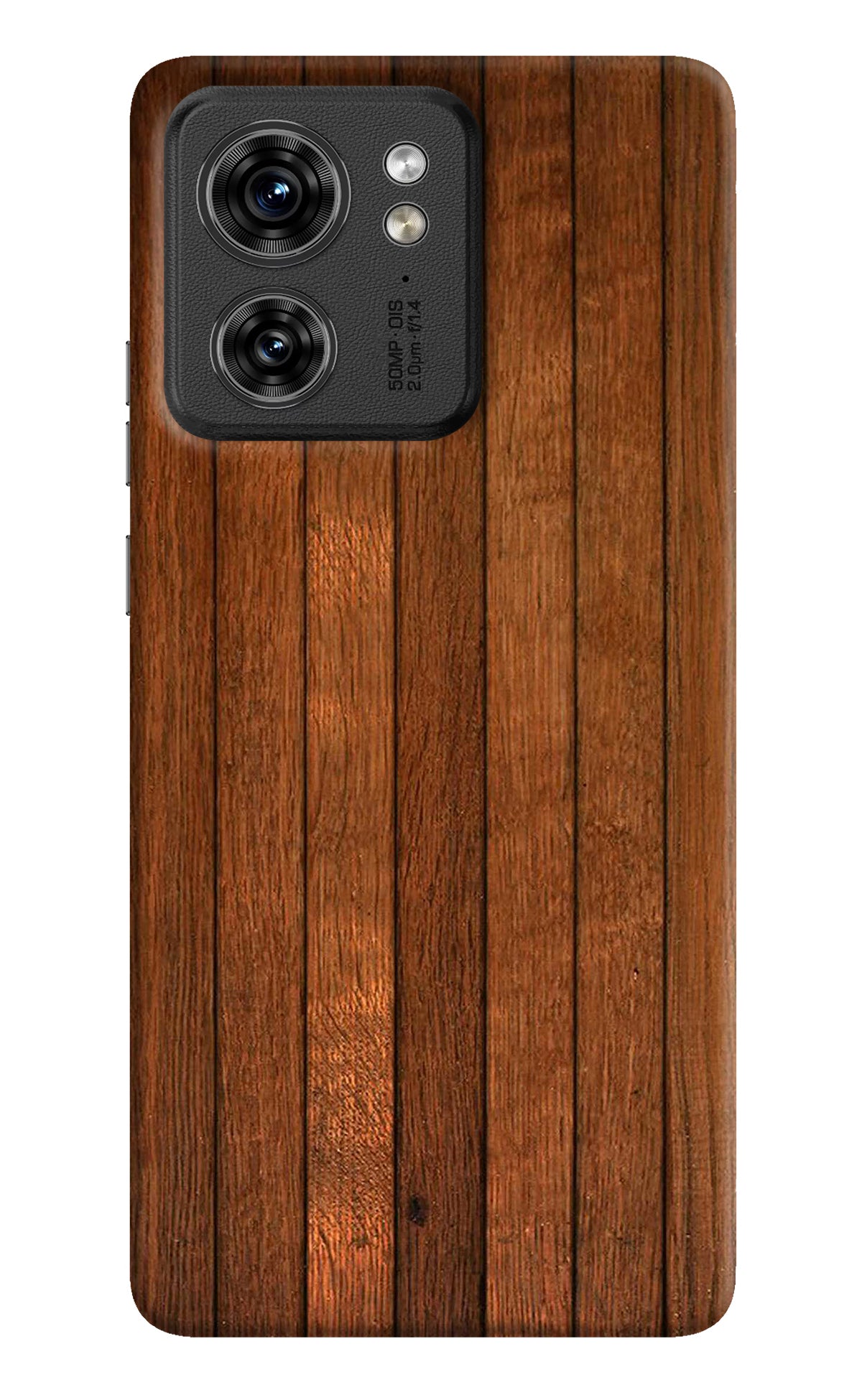 Wooden Artwork Bands Moto Edge 40 Back Cover