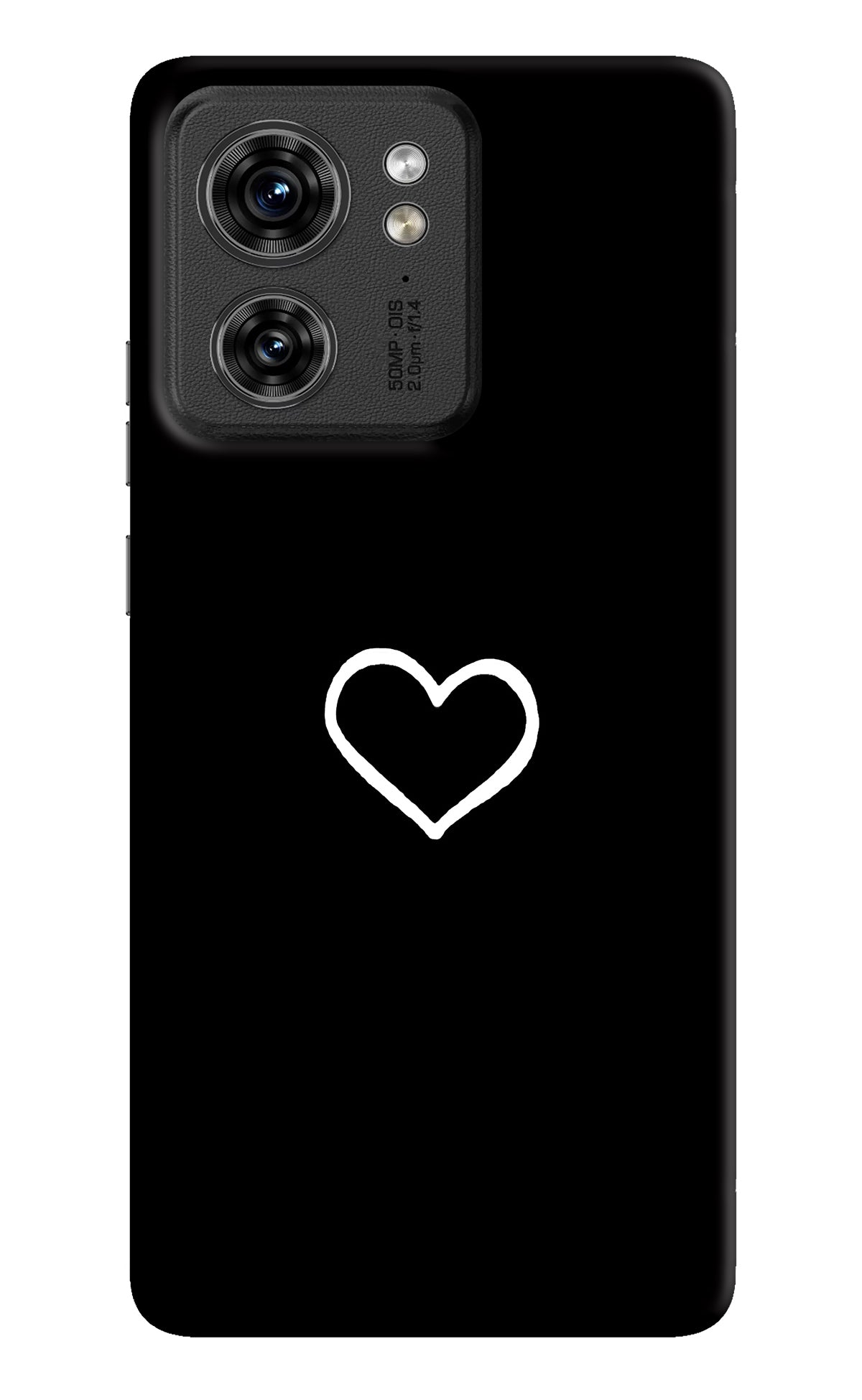 Heart Moto Edge 40 Back Cover