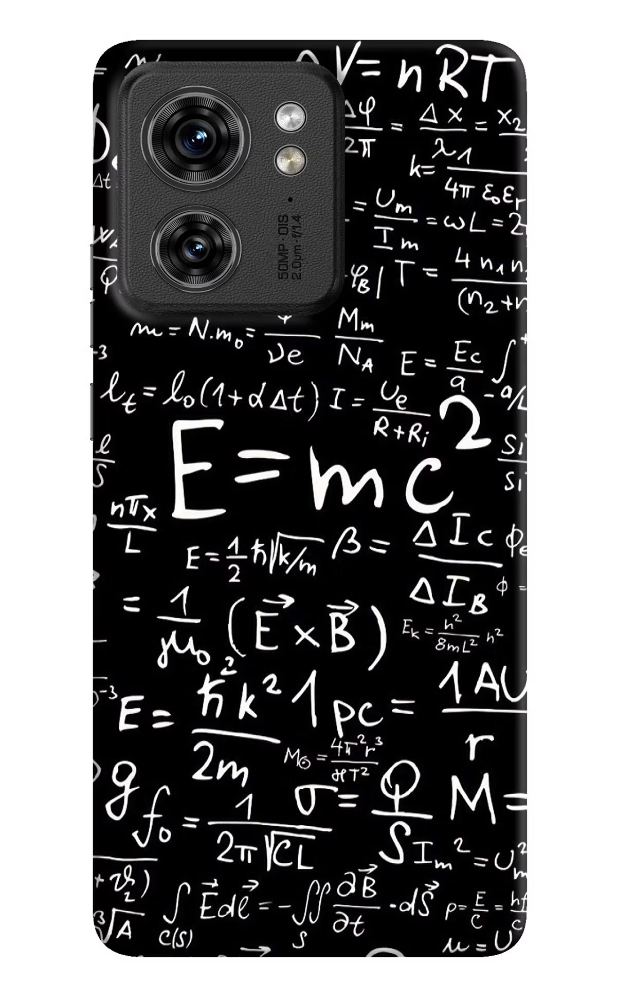 Physics Formula Moto Edge 40 Hard Case Back Cover by Casekaro