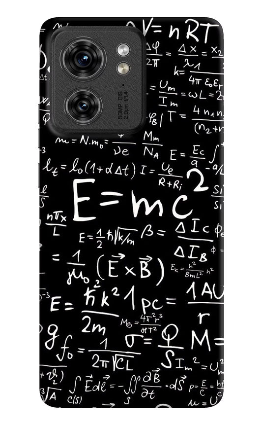 Physics Formula Moto Edge 40 Hard Case Back Cover by Casekaro