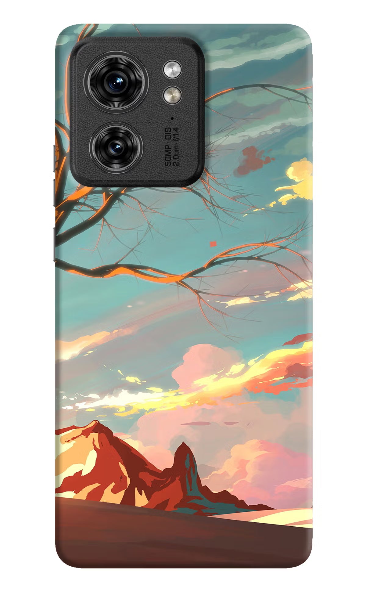 Scenery Moto Edge 40 Hard Case Back Cover by Casekaro