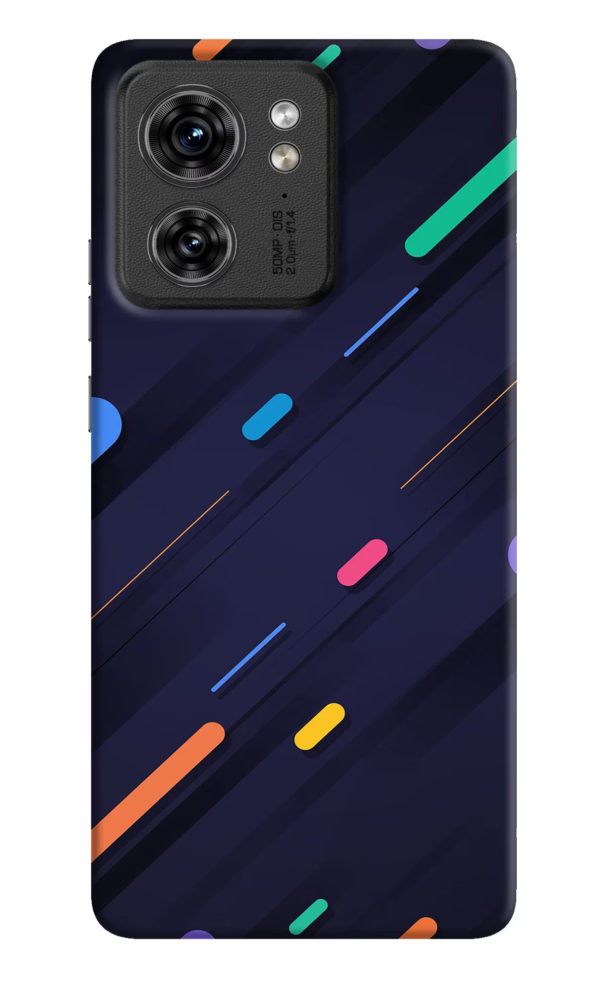 Abstract Design Moto Edge 40 Hard Case Back Cover by Casekaro