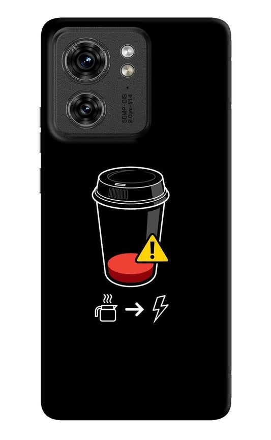 Coffee Moto Edge 40 Hard Case Back Cover by Casekaro