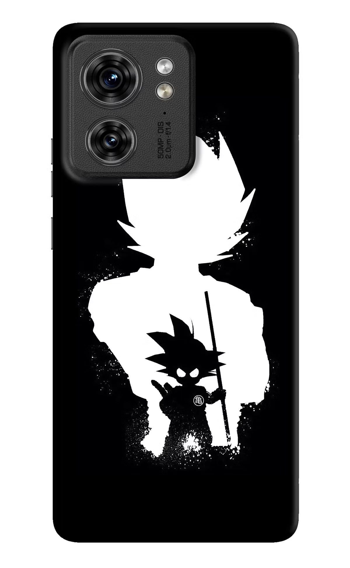 Goku Shadow Moto Edge 40 Hard Case Back Cover by Casekaro