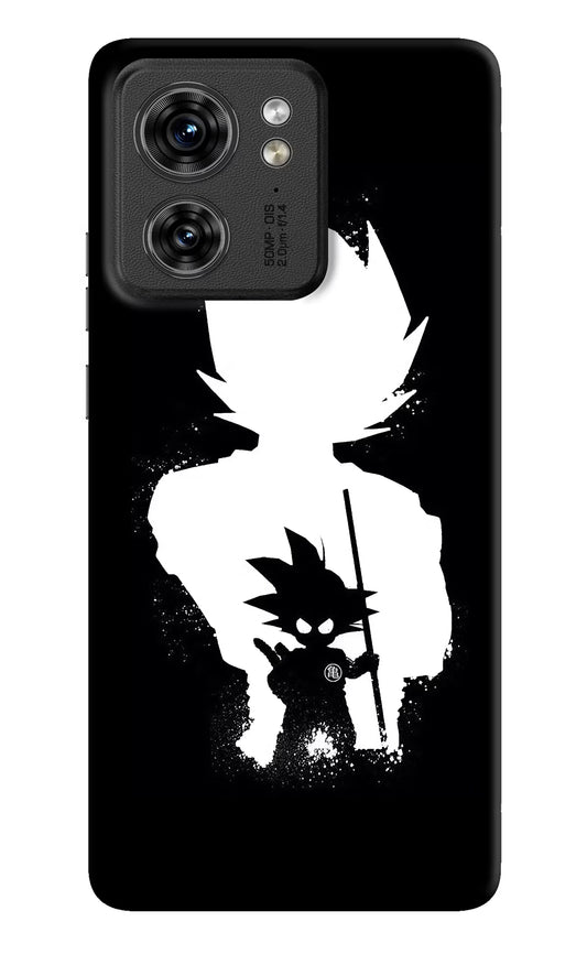 Goku Shadow Moto Edge 40 Hard Case Back Cover by Casekaro