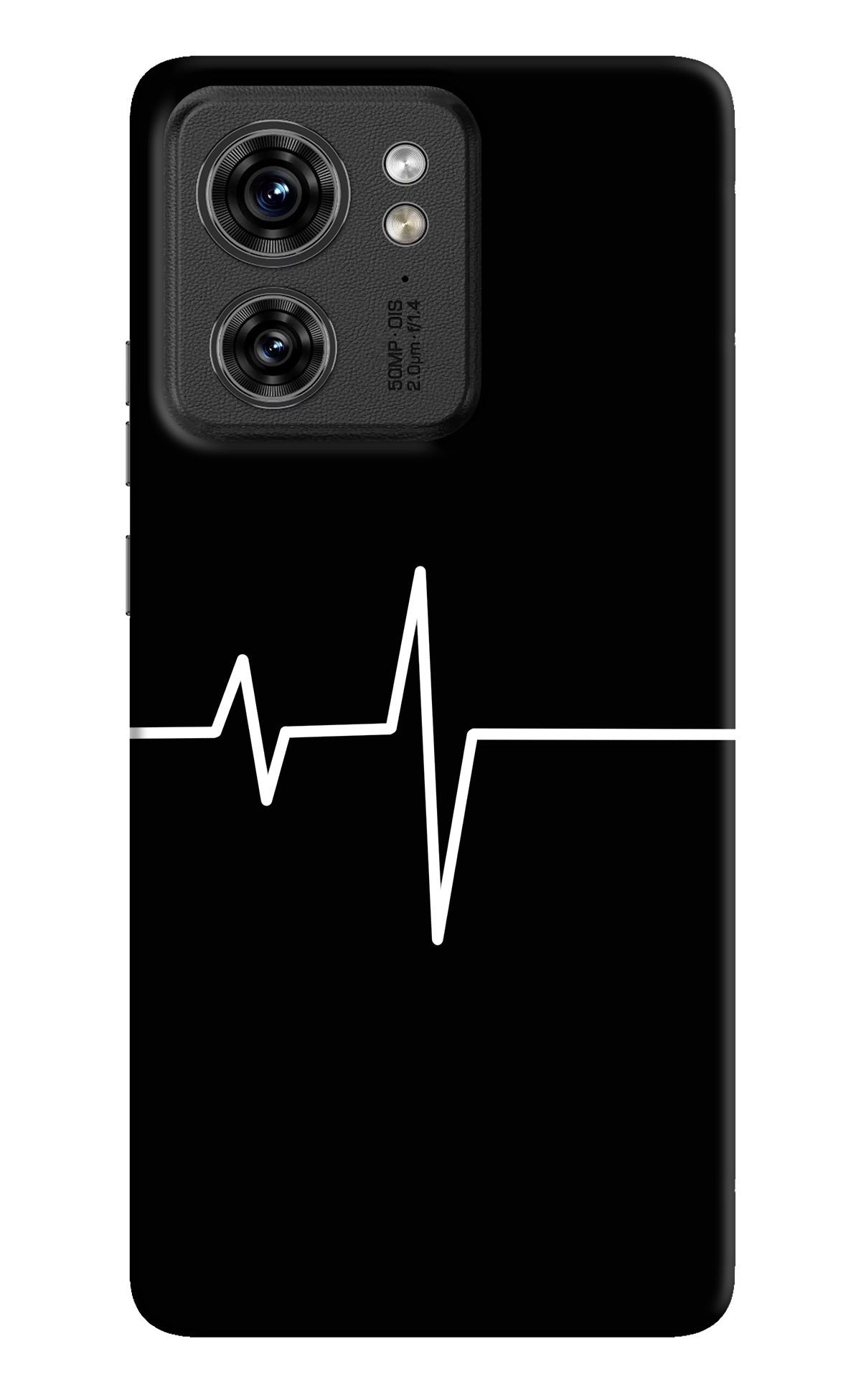 Heart Beats Moto Edge 40 Back Cover