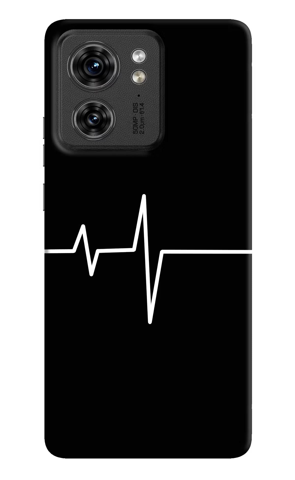 Heart Beats Moto Edge 40 Hard Case Back Cover by Casekaro