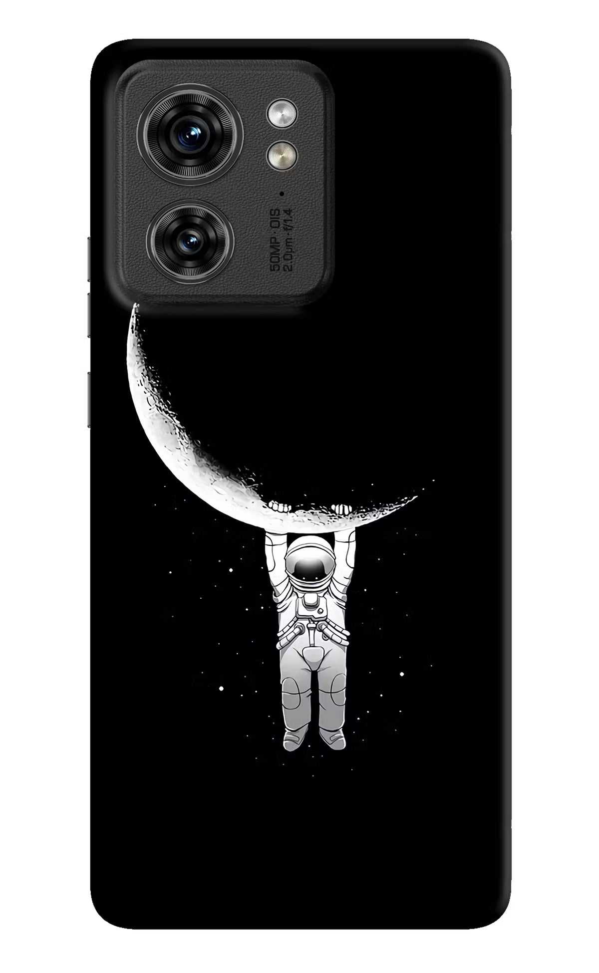 Moon Space Moto Edge 40 Hard Case Back Cover by Casekaro
