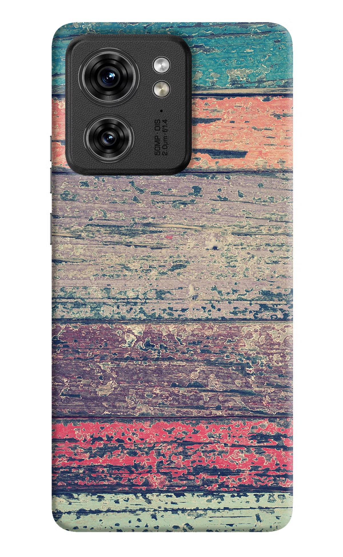 Colourful Wall Moto Edge 40 Hard Case Back Cover by Casekaro