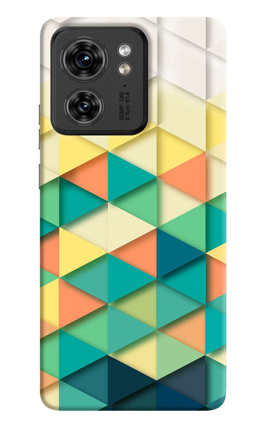 Abstract Moto Edge 40 Hard Case Back Cover by Casekaro