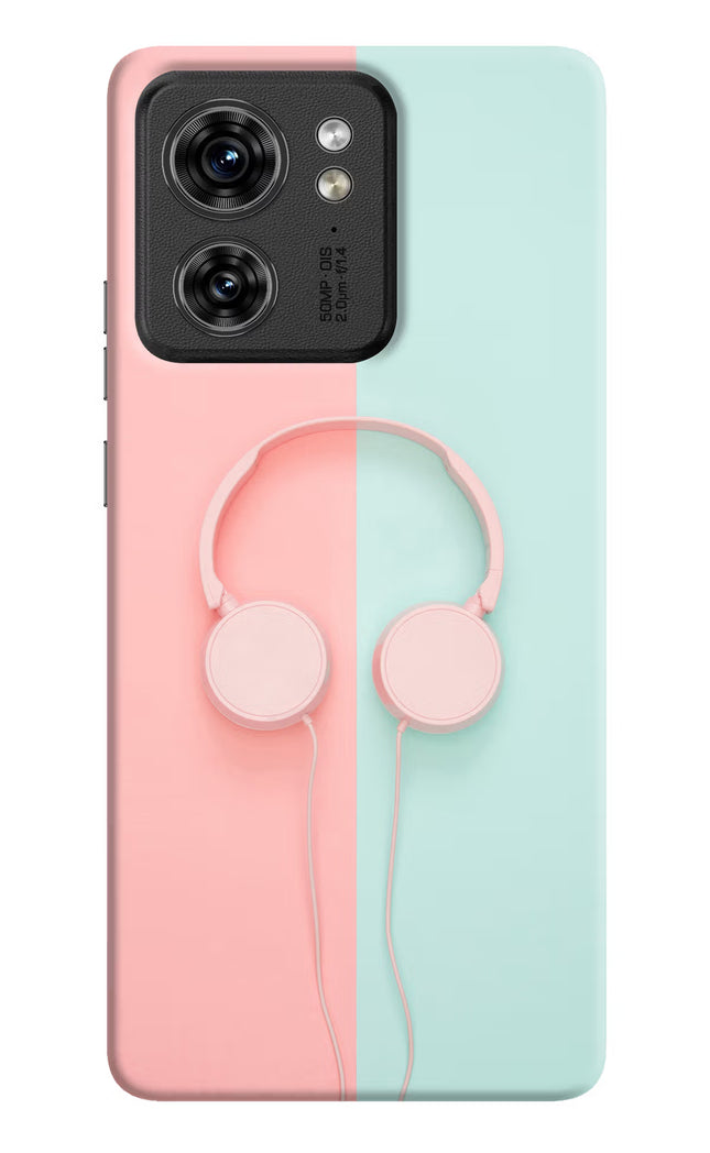 Music Lover Moto Edge 40 Hard Case Back Cover by Casekaro