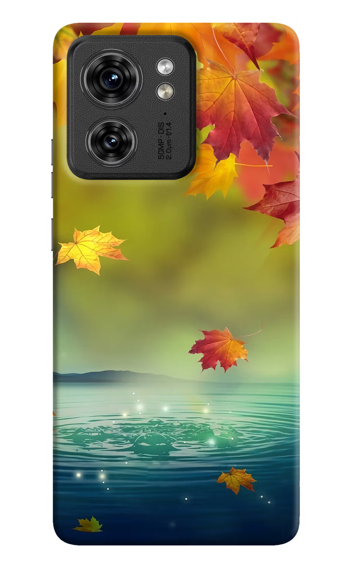 Flowers Moto Edge 40 Hard Case Back Cover by Casekaro