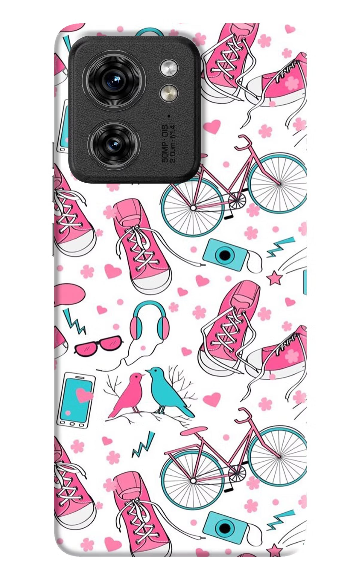 Artwork Moto Edge 40 Hard Case Back Cover by Casekaro