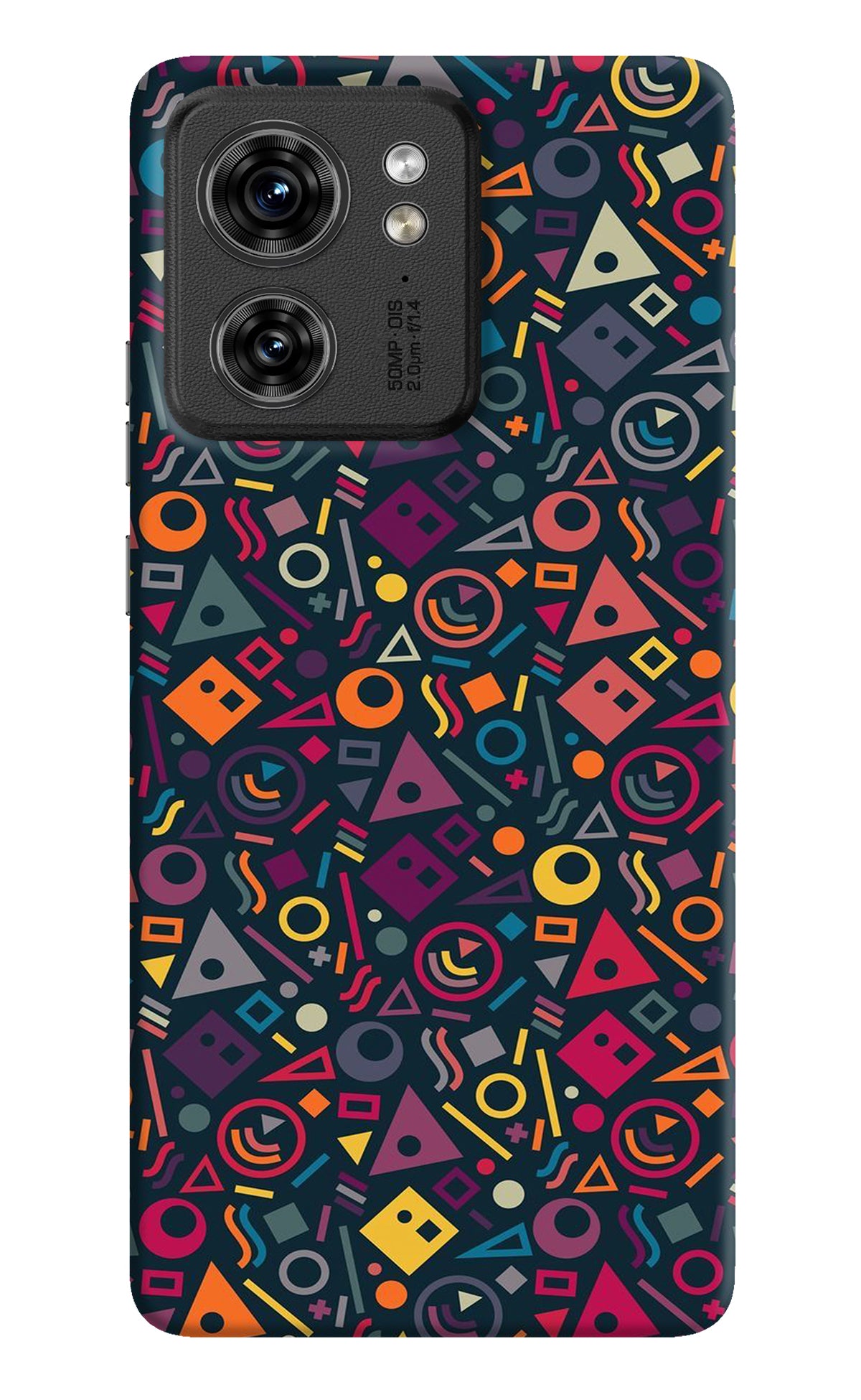 Geometric Abstract Moto Edge 40 Back Cover