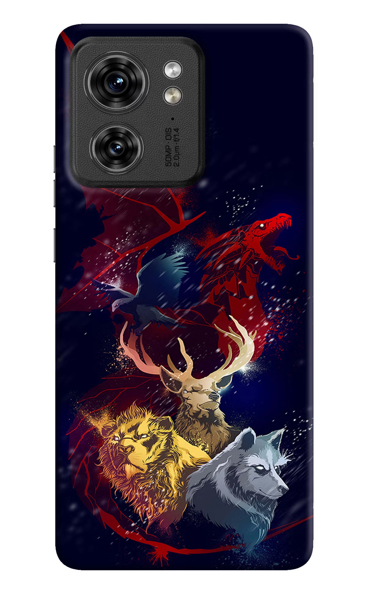 Game Of Thrones Moto Edge 40 Hard Case Back Cover by Casekaro