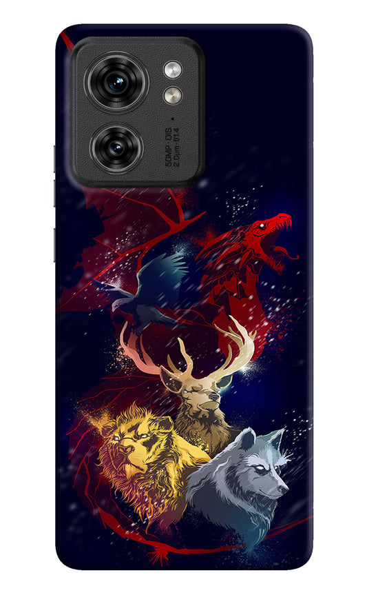 Game Of Thrones Moto Edge 40 Hard Case Back Cover by Casekaro