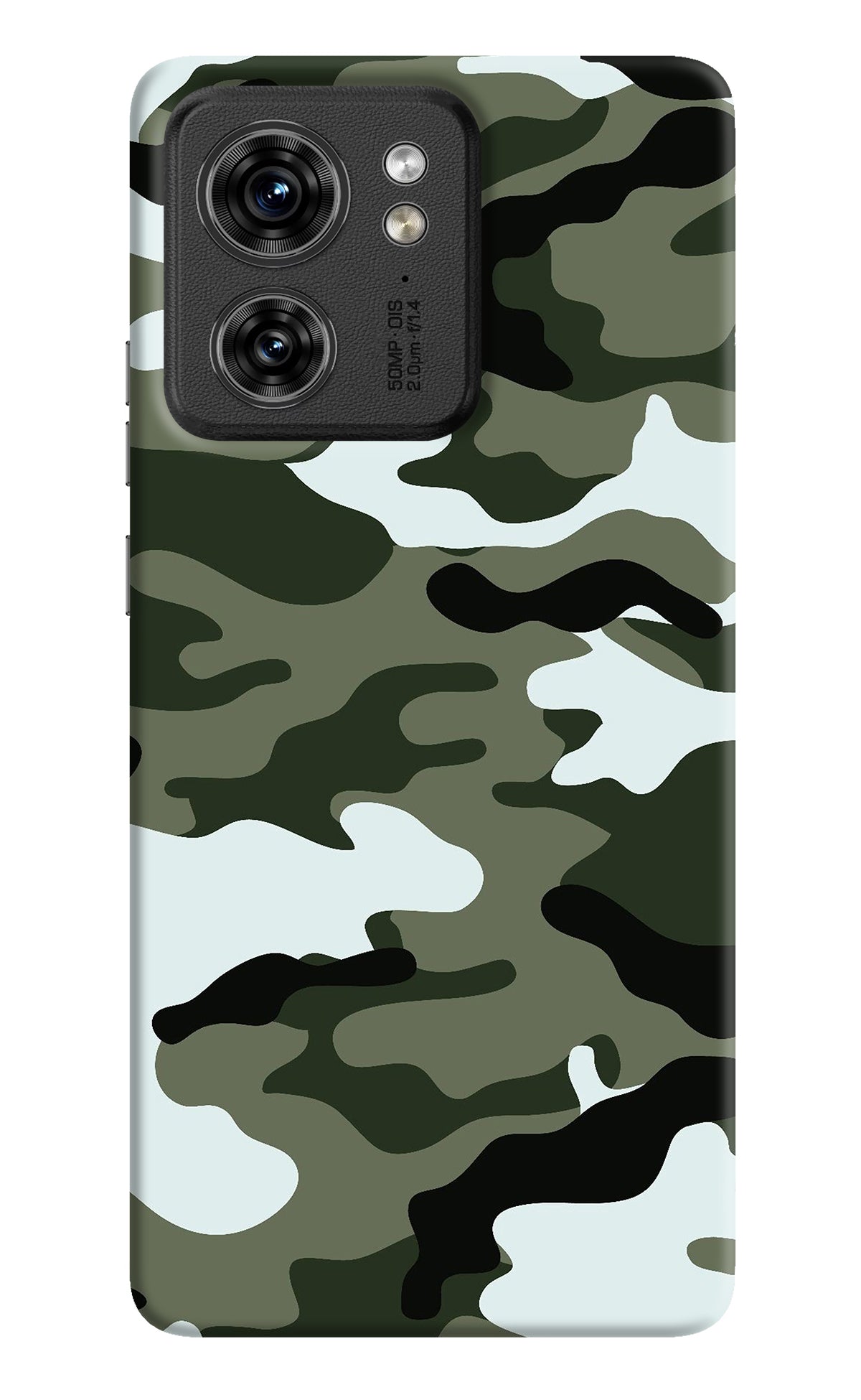 Camouflage Moto Edge 40 Back Cover