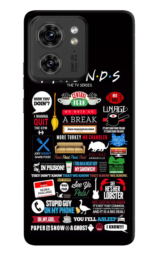 FRIENDS Moto Edge 40 Back Cover