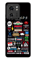 FRIENDS Moto Edge 40 Hard Case Back Cover by Casekaro