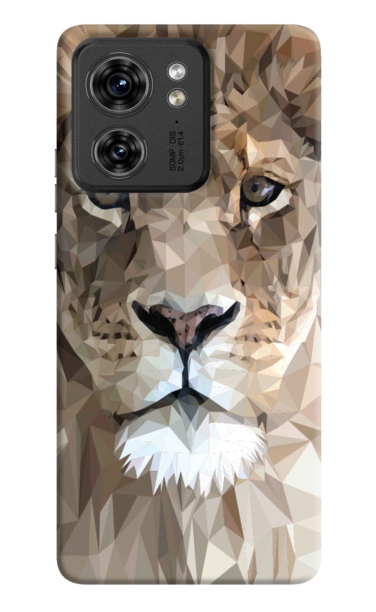 Lion Art Moto Edge 40 Back Cover