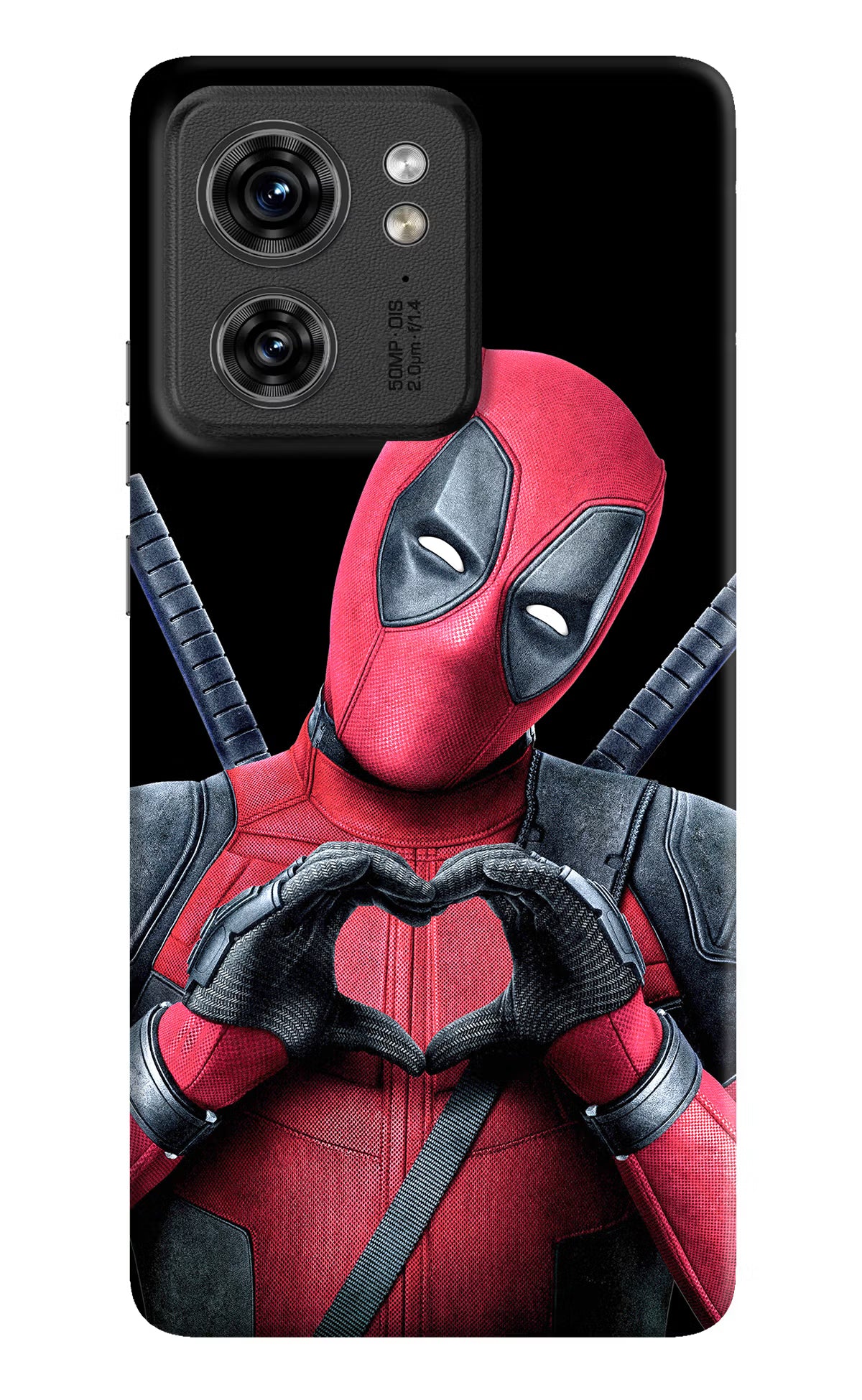 Deadpool Moto Edge 40 Hard Case Back Cover by Casekaro