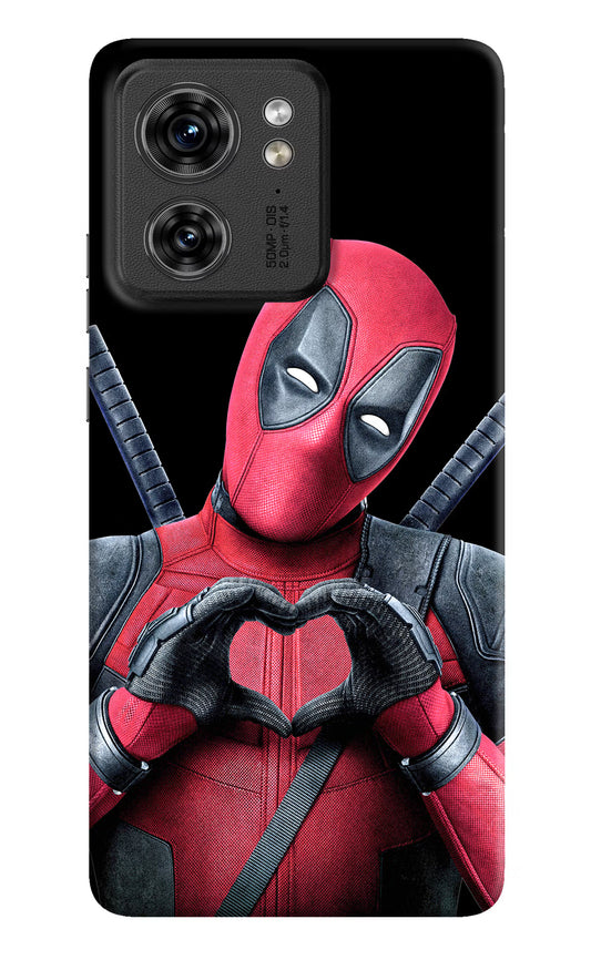 Deadpool Moto Edge 40 Hard Case Back Cover by Casekaro
