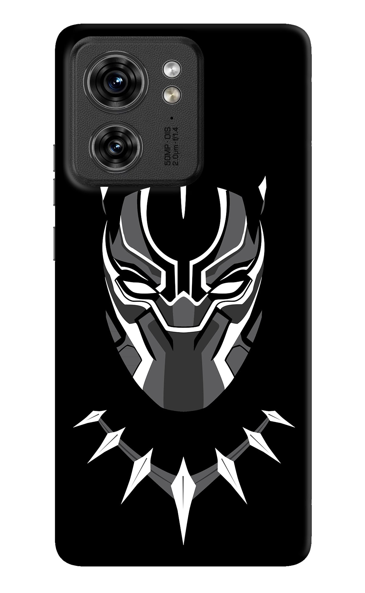 Black Panther Moto Edge 40 Back Cover