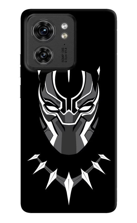Black Panther Moto Edge 40 Hard Case Back Cover by Casekaro