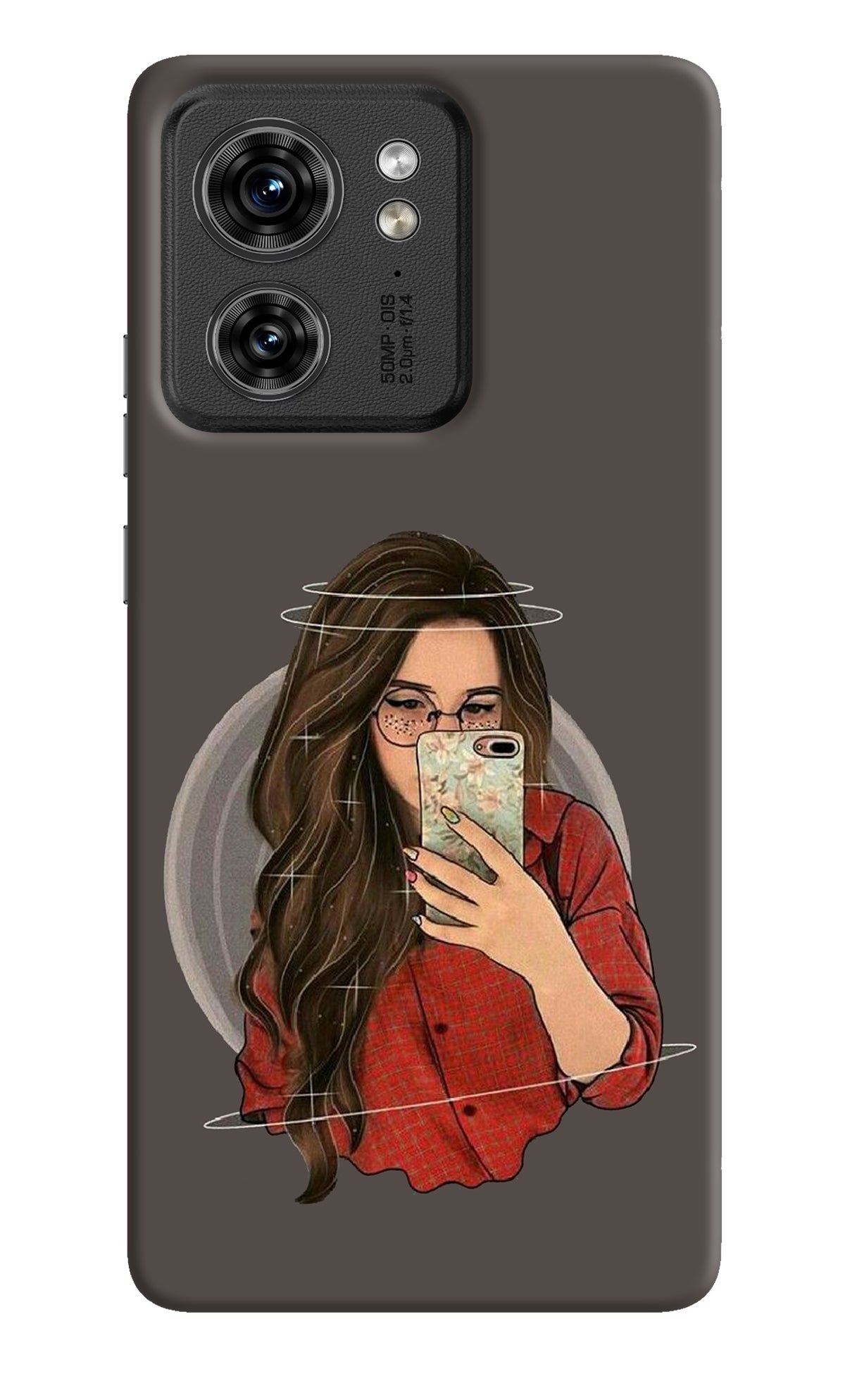 Selfie Queen Moto Edge 40 Back Cover