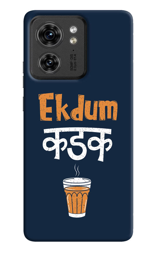 Ekdum Kadak Chai Moto Edge 40 Hard Case Back Cover by Casekaro