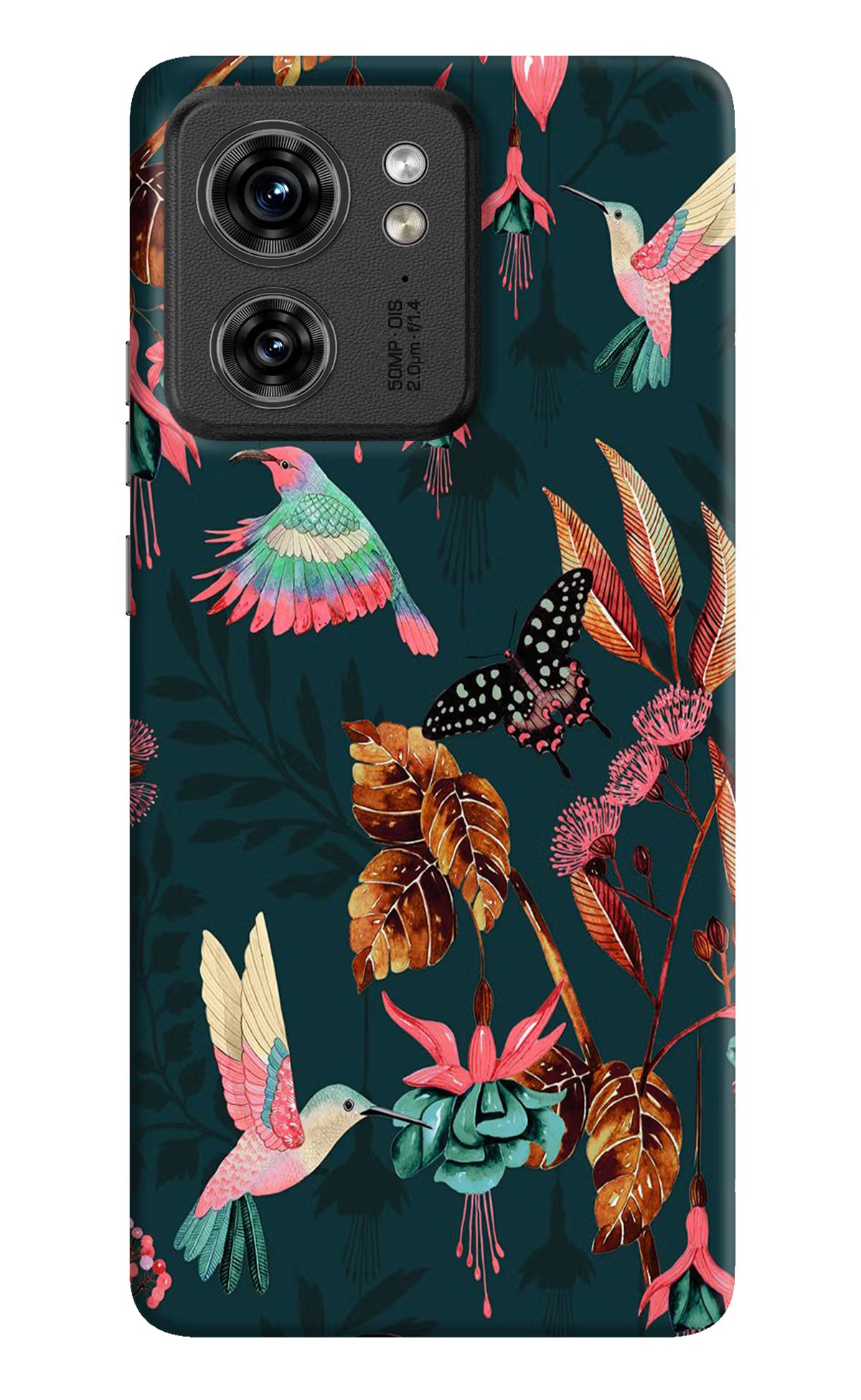 Birds Moto Edge 40 Hard Case Back Cover by Casekaro