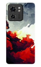 Fire Cloud Moto Edge 40 Hard Case Back Cover by Casekaro