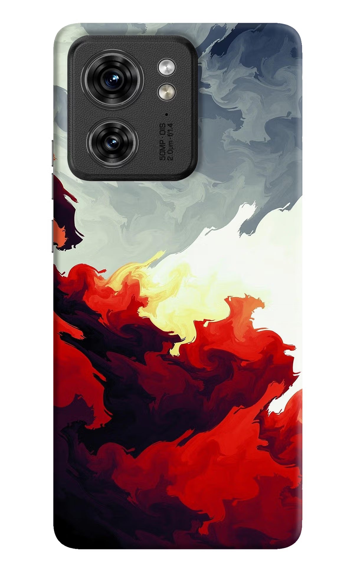 Fire Cloud Moto Edge 40 Hard Case Back Cover by Casekaro