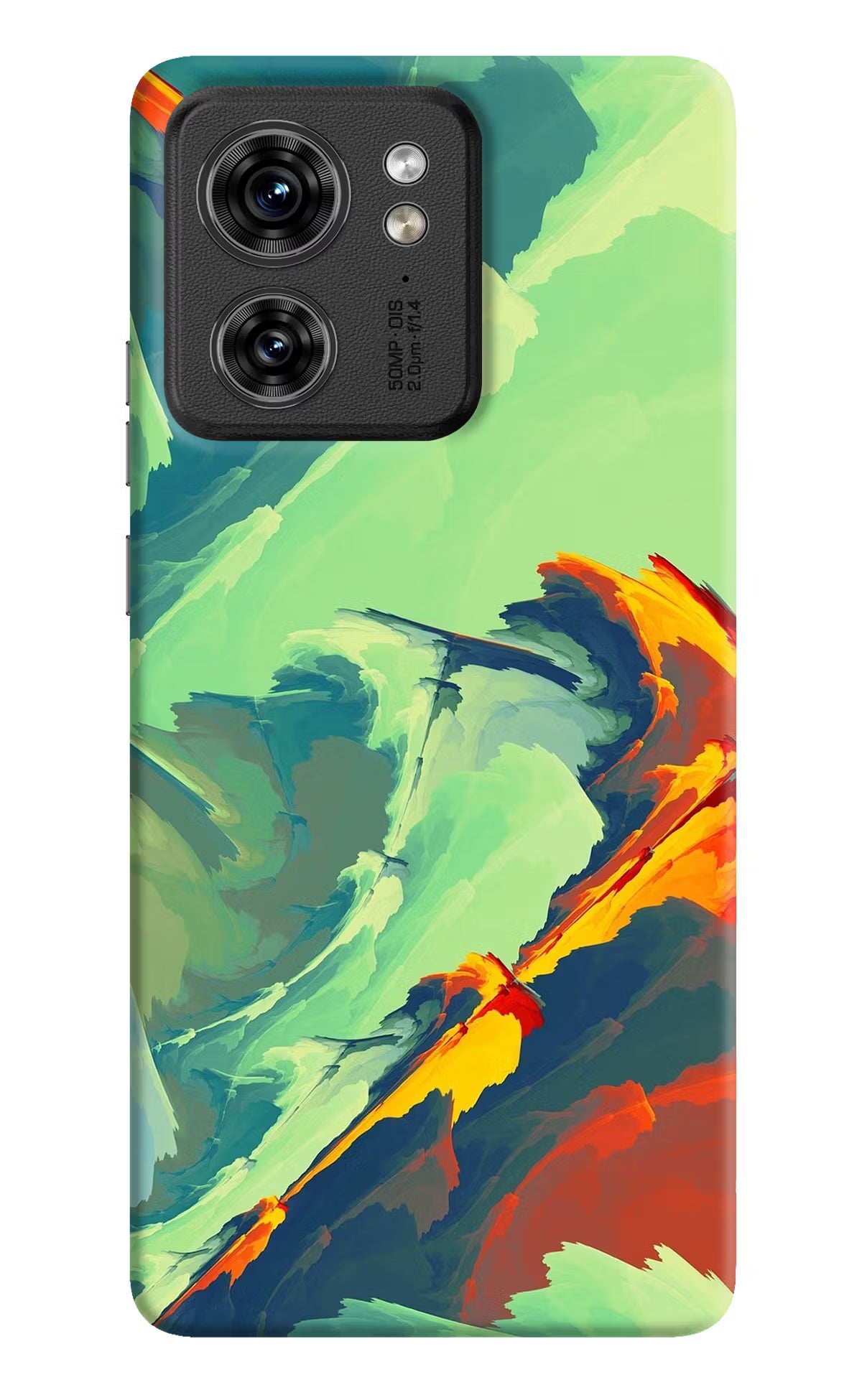 Paint Art Moto Edge 40 Hard Case Back Cover by Casekaro