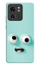 Funny Cartoon Moto Edge 40 Hard Case Back Cover by Casekaro