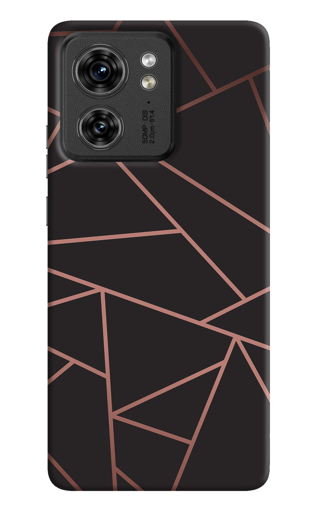 Geometric Pattern Moto Edge 40 Back Cover