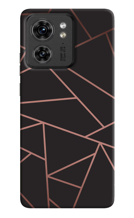 Geometric Pattern Moto Edge 40 Hard Case Back Cover by Casekaro