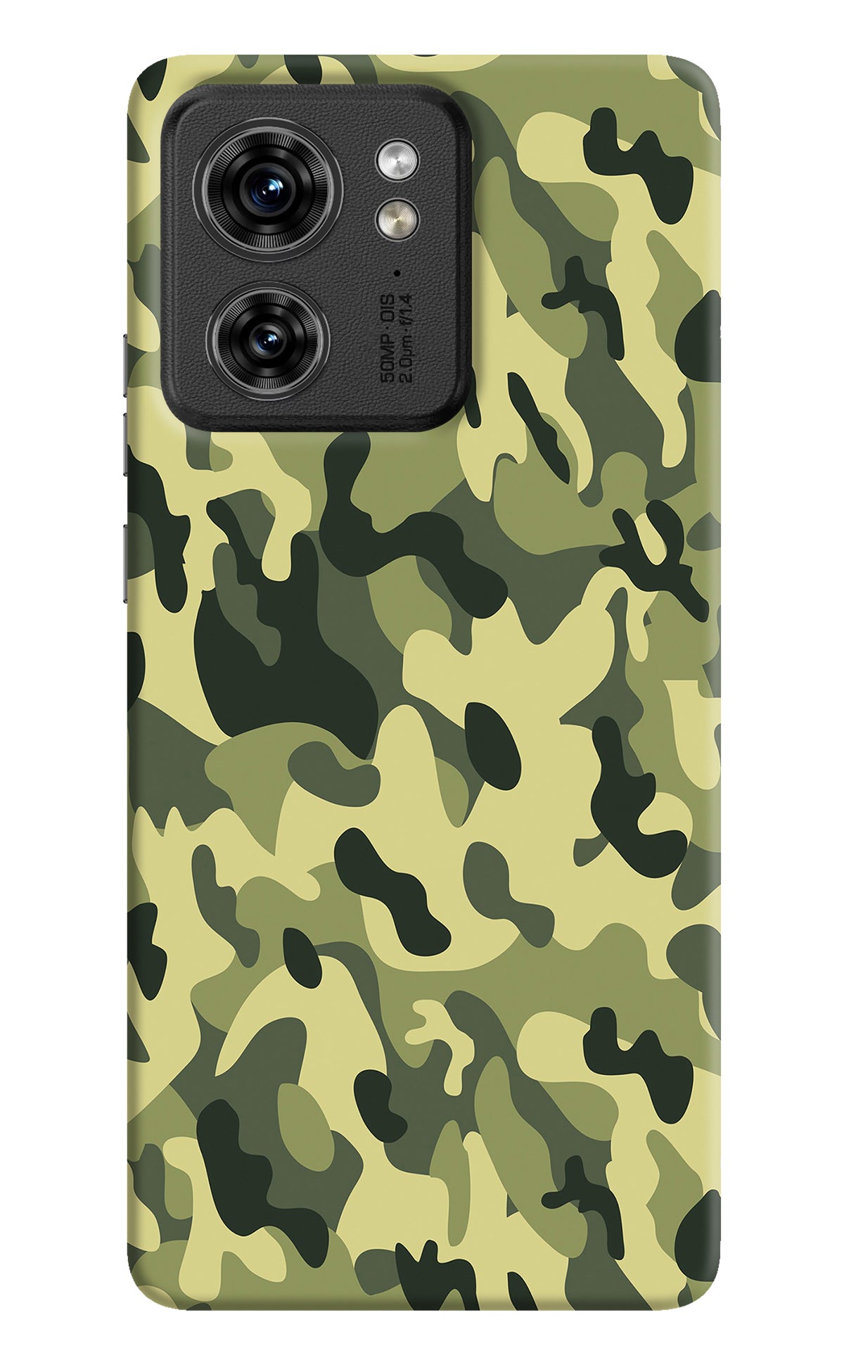 Camouflage Moto Edge 40 Back Cover