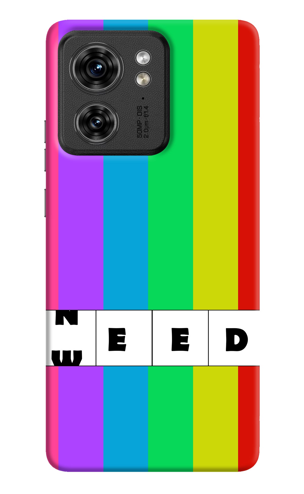 Need Weed Moto Edge 40 Back Cover