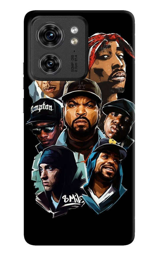 Rappers Moto Edge 40 Hard Case Back Cover by Casekaro