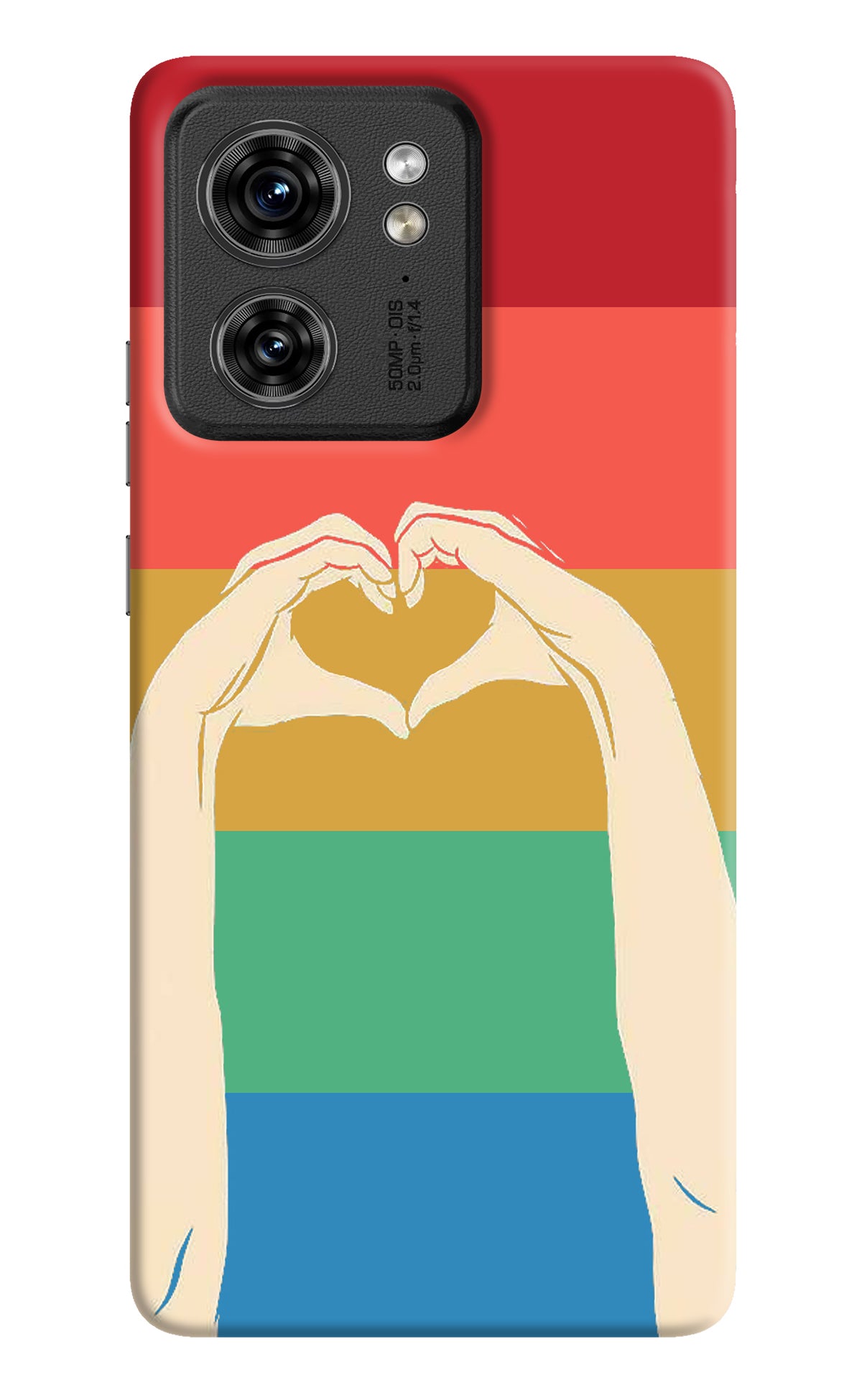 Vintage Love Moto Edge 40 Back Cover