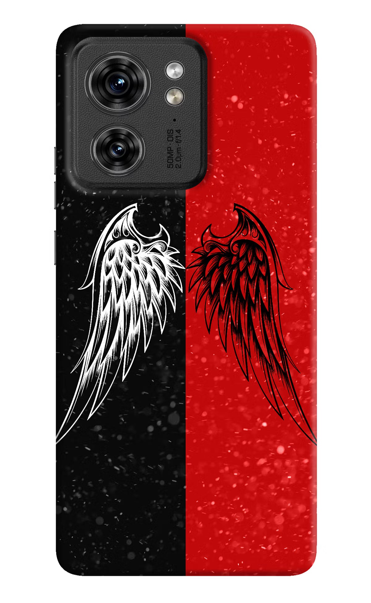Wings Moto Edge 40 Hard Case Back Cover by Casekaro