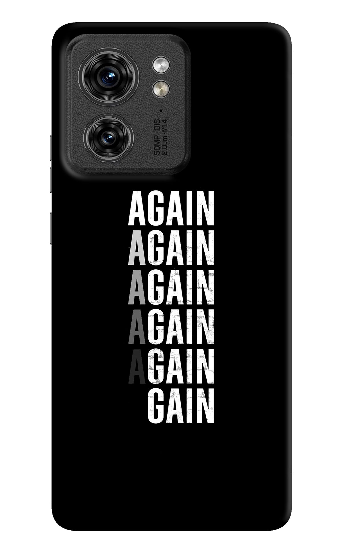 Again Again Gain Moto Edge 40 Back Cover